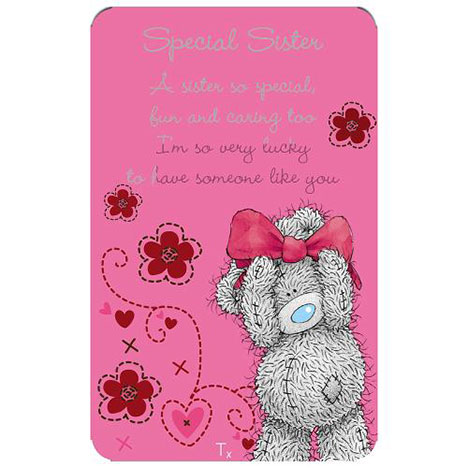 Special Sister Me to You Bear Message Card £0.75